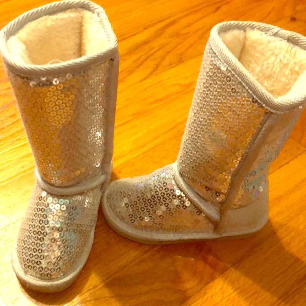 Kids Sequence Boots